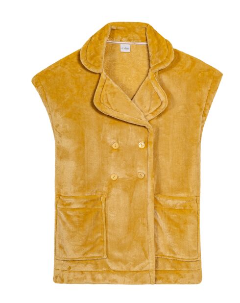 Veste d'intérieur en peluche flanelle Essentiel pollen