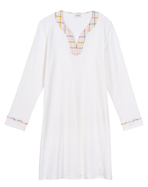 Chemise de nuit Felicita écru/multicolore