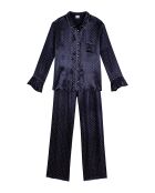 Pyjama en satin Moon marine