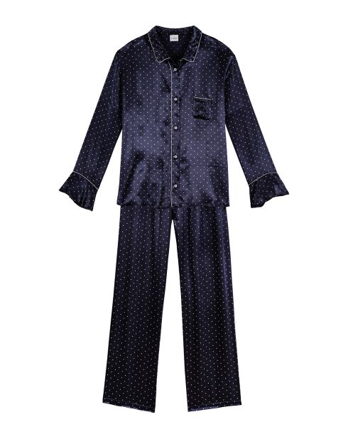 Pyjama en satin Moon marine
