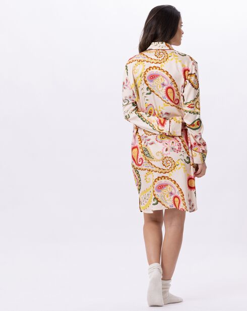 Chemise de nuit boutonnée Allegra multicolore
