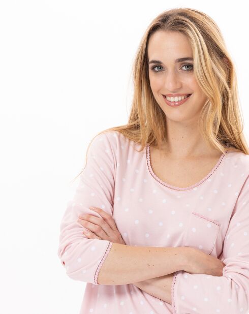 Chemise de nuit Chamade blush
