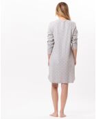 Chemise de nuit Chamade gris chiné