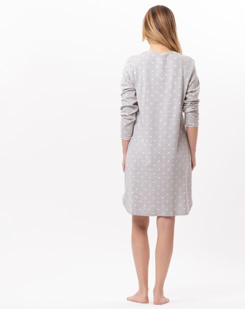 Chemise de nuit Chamade gris chiné