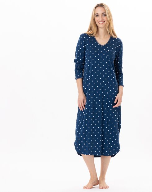 Chemise de nuit Chamade prusse