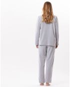 Pyjama en micropolaire Douce gris chiné