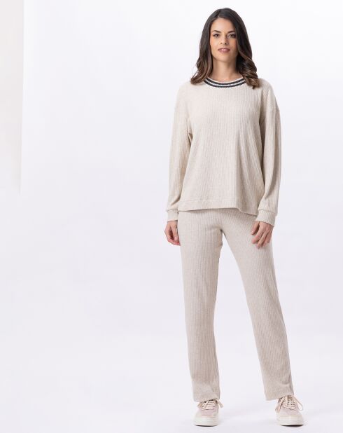 Ensemble Top & Jogging Esmée beige