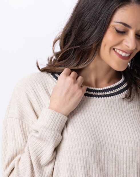 Ensemble Top & Jogging Esmée beige