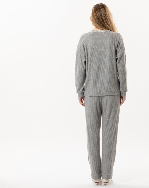 Ensemble Top & Jogging Esmée gris chiné