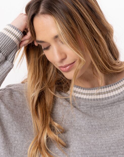 Pull Esmée gris chiné