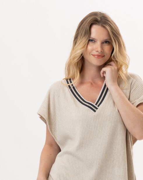 Pull Esmée beige