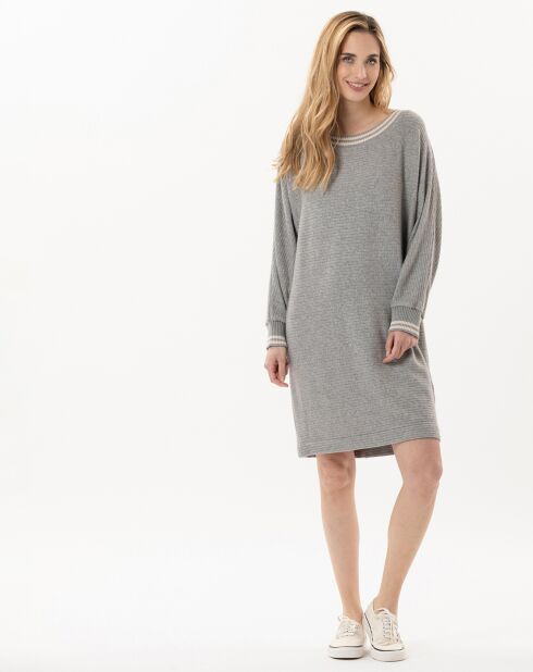 Robe Esmée gris chiné
