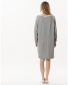 Robe Esmée gris chiné