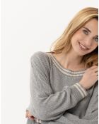 Robe Esmée gris chiné