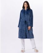 Veste d'intérieur en peluche flanelle Essentiel prusse