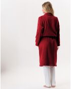 Veste d'intérieur en peluche flanelle Essentiel tomette