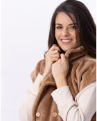Veste d'intérieur en peluche flanelle Essentiel dorée