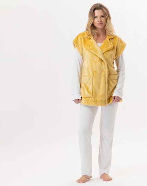 Veste d'intérieur en peluche flanelle Essentiel pollen