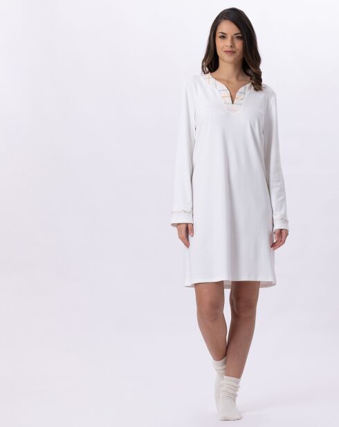 Chemise de nuit Felicita écru/multicolore