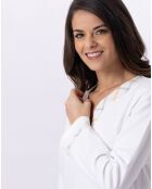 Chemise de nuit Felicita écru/multicolore