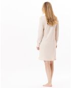 Chemise de nuit Garance doré/écru