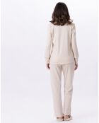 Pyjama Garance doré/écru
