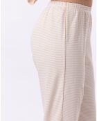 Pyjama Garance doré/écru
