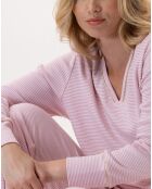 Pyjama Garance rose/blanc