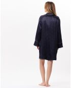 Liquette en satin Moon marine