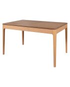 Table à manger extensible Evone naturelle - 120x75x80 cm