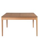 Table à manger extensible Evone naturelle - 120x75x80 cm