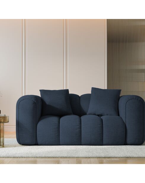 Canapé Arden 2 Places bleu roi - 178x94x70 cm