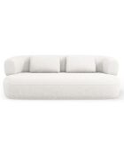 Canapé Chenille Estro 2 Places beige clair - 178x90x73 cm