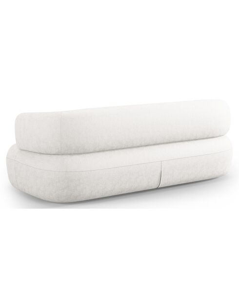 Canapé Chenille Estro 2 Places beige clair - 178x90x73 cm