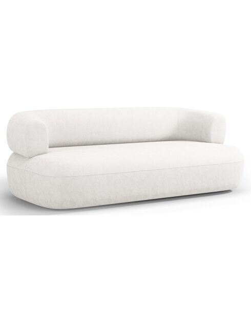 Canapé Chenille Estro 2 Places beige clair - 178x90x73 cm