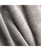 Canapé Chenille Estro 2 Places argenté - 178x90x73 cm