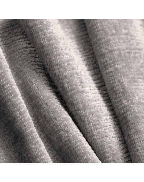 Canapé Chenille Estro 2 Places argenté - 178x90x73 cm