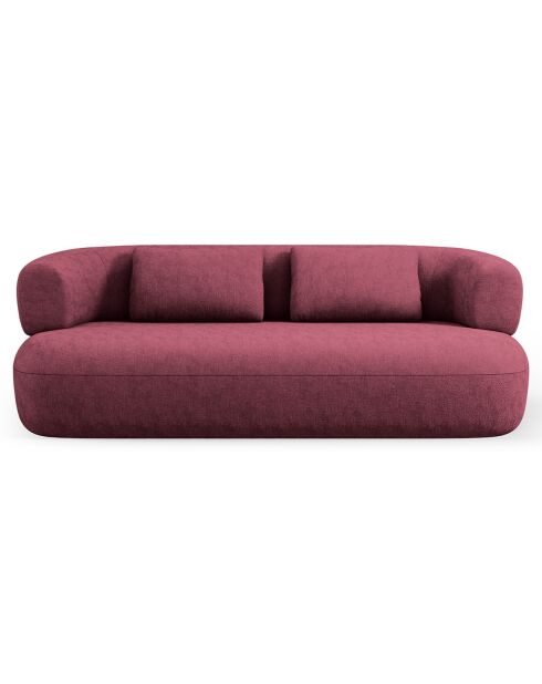 Canapé Chenille Estro 2 Places cerisier - 178x90x73 cm