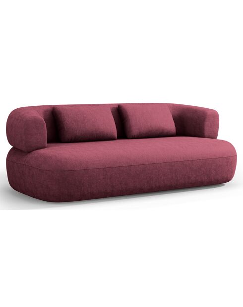 Canapé Chenille Estro 2 Places cerisier - 178x90x73 cm