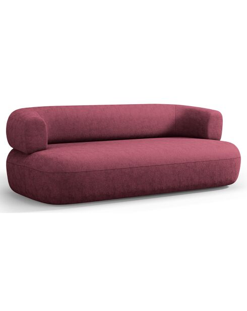 Canapé Chenille Estro 2 Places cerisier - 178x90x73 cm