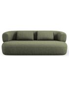 Canapé Chenille Estro 2 Places vert - 178x90x73 cm