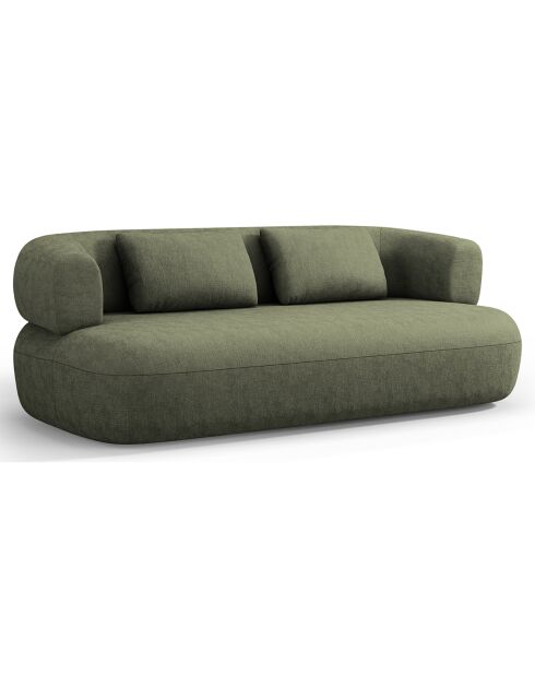 Canapé Chenille Estro 2 Places vert - 178x90x73 cm