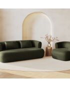 Canapé Chenille Estro 2 Places vert - 178x90x73 cm