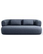 Canapé Chenille Estro 2 Places bleu foncé - 178x90x73 cm