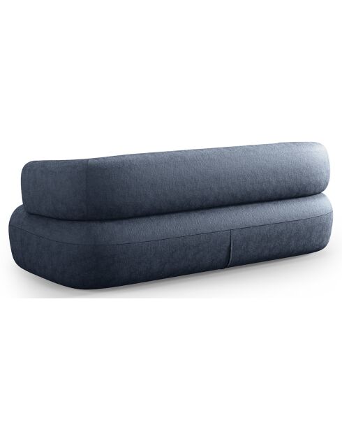 Canapé Chenille Estro 2 Places bleu foncé - 178x90x73 cm