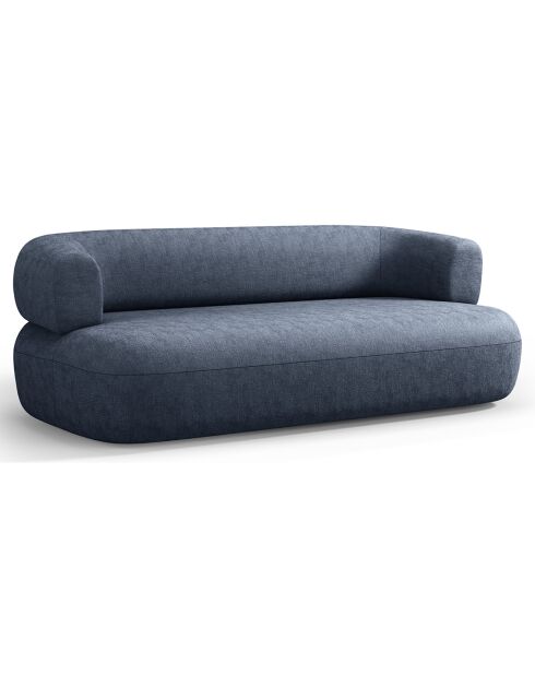 Canapé Chenille Estro 2 Places bleu foncé - 178x90x73 cm
