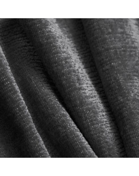 Canapé Chenille Estro 2 Places gris foncé - 178x90x73 cm