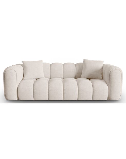 Canapé Arden 3 Places beige - 208x94x70 cm