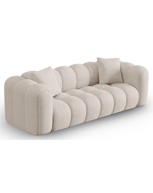 Canapé Arden 3 Places beige - 208x94x70 cm