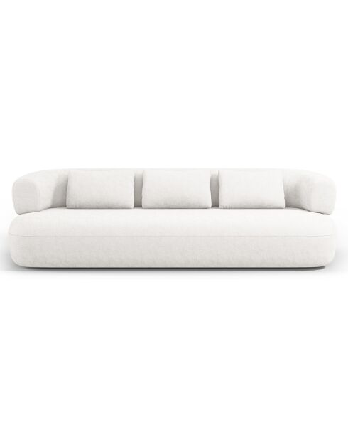 Canapé Estro 3 Places beige clair - 200x90x73 cm